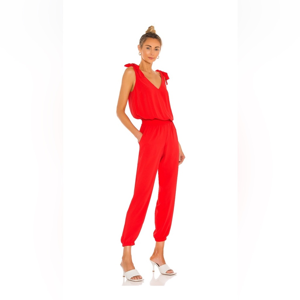 Amanda Uprichard Red Jumpsuit